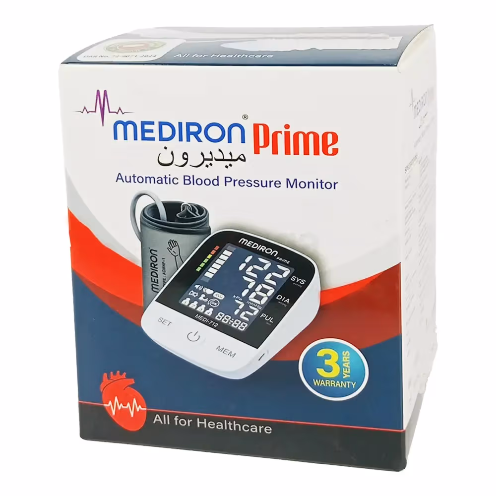 Mediron Prime Automatic Blood Pressure Monitor Model No. MEDI 712