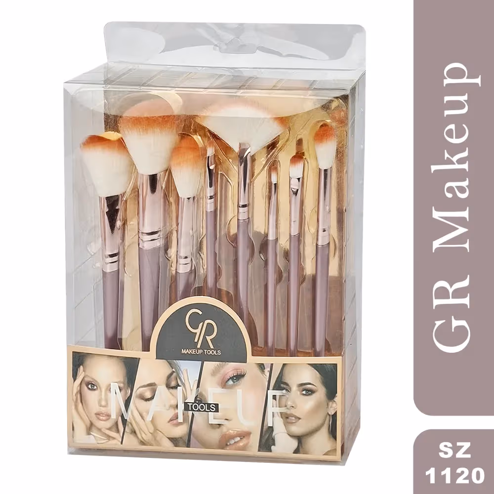 GR Makeup Tools 8 piece Makeup Brush Set (SZ1120)