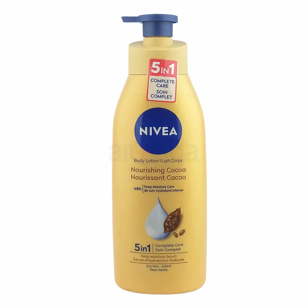 Nivea Body Lotion 5 in 1 Nourishing Cocoa 400ml (Made in Nigeria)