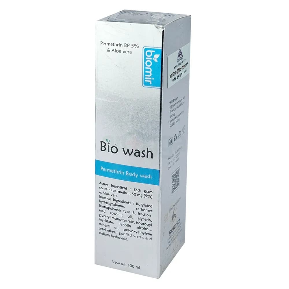 Bio Wash Permethrin Body Wash 100ml