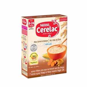 Nestlé Cerelac Rice,Carrot & Chicken Baby Food BIB (8-24 Months) Stage-2