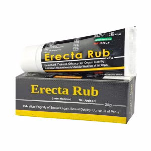 Erecta Rub (Tila Jadeed) Unani Medicine Cream – For External Use (25g)