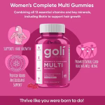 Goli Nutrition Women's Complete Multi Gummies - 225 mcg Biotin - 60 Gummies