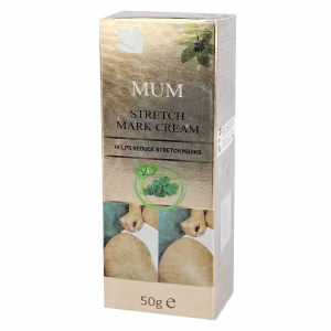 MUM Stretch Mark Cream 50gm – Helps Reduce Stretch Marks & Improve Skin Elasticity