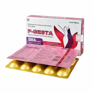 P-Gesta Multivitamin & Minerals with EPA & DHA – Dietary Supplement